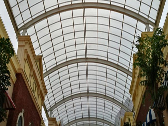 黄石屋面网架顶棚吊装方案